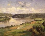 The Ohio river from the College Campus, Honover - 西奥多·克莱门特·斯蒂尔